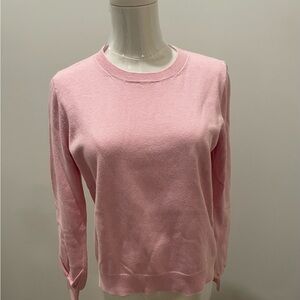 J. Crew Light Pink Crew Neck Sweater